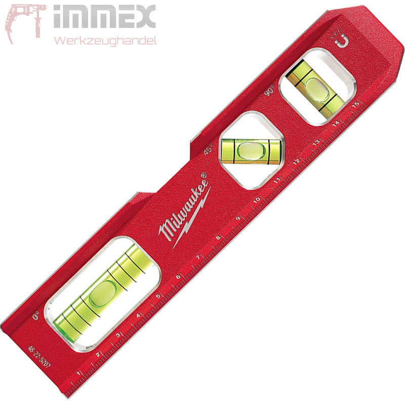 Milwaukee Wasserwaage Kompakt Torpedo 45° 17cm