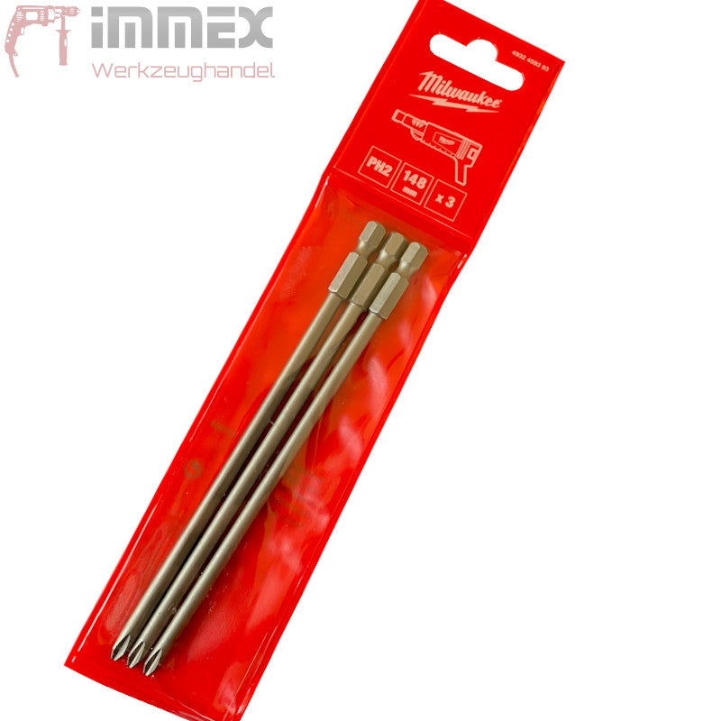 Milwaukee Bit PH2 3x für Bauschrauber M18 FSG