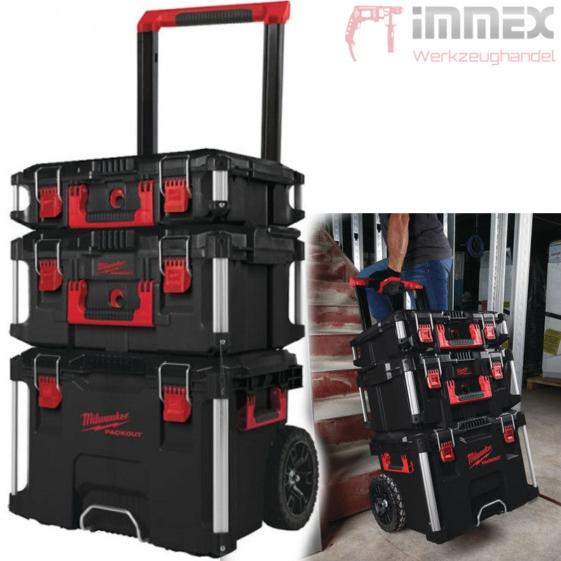 Milwaukee PACKOUT Koffer + Trolley Set
