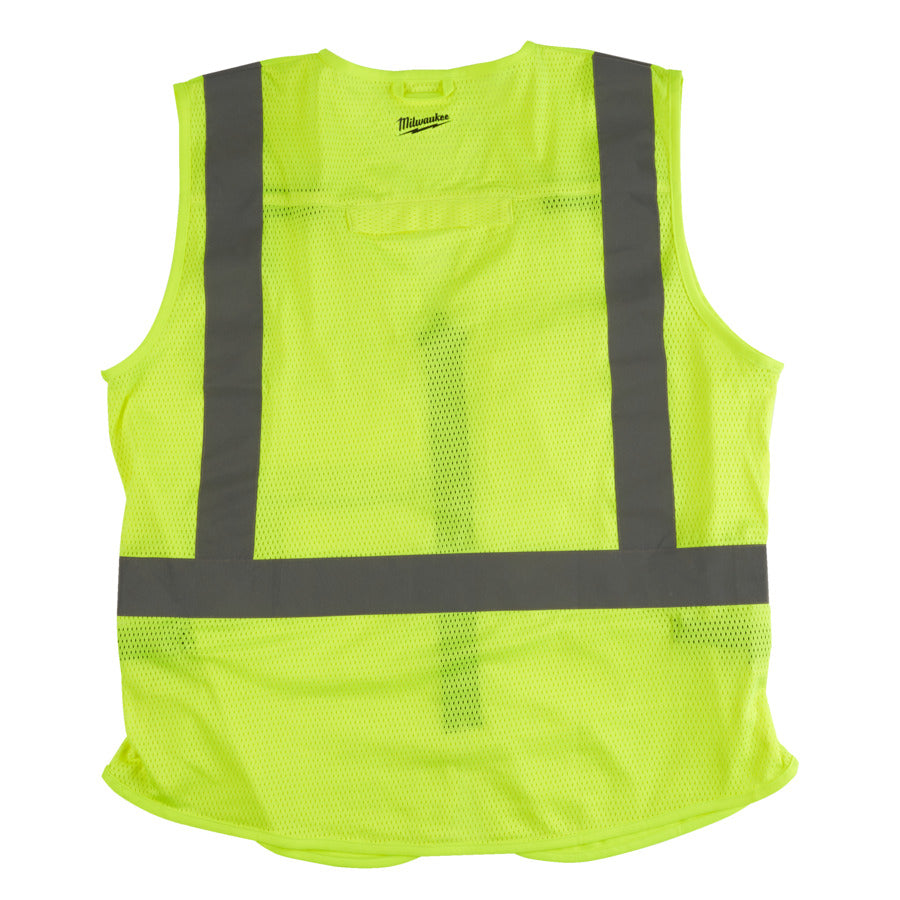 Milwaukee High-Visibility Safety Vest, Yellow, L/XL