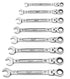 Milwaukee 7-piece articulated ring wrench set