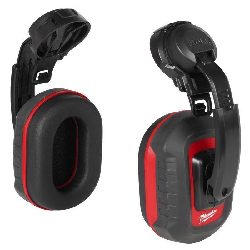 Milwaukee BOLT Gehörschutz Kapselgehörschutz für Baustellenhelm Schutzhelm