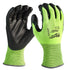 Milwaukee cut-resistant gloves 4/D 11/XXL HI-VIS 4932479930