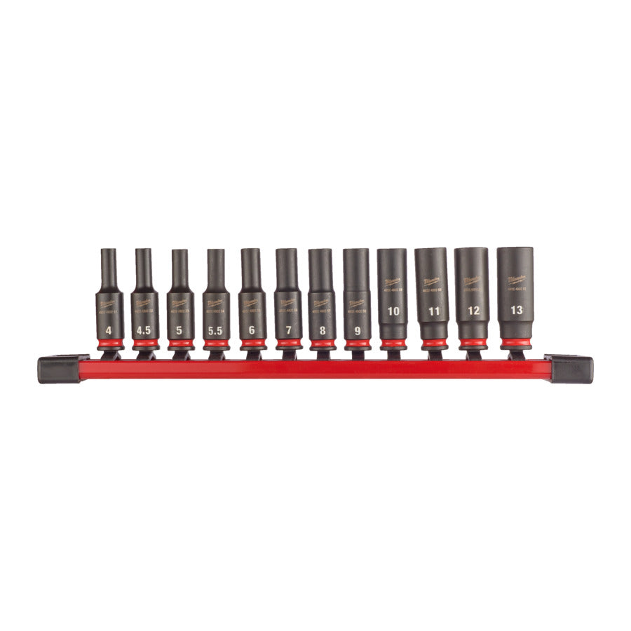 Milwaukee Schlagnüsse 1/4" Schlagnuss-Set 1/4"lang 4932480453