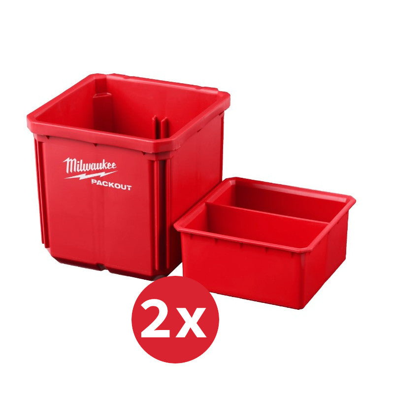 Milwaukee PACKOUT Lagerkisten Lagerboxen Werkzeugbox Kisten Box Set – Werkzeugrakete