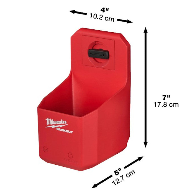 Milwaukee PACKOUT Aufbewahrungslösungen Becherhalter Papierhalter Zangenhalter