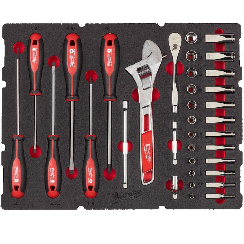 Milwaukee Werkzeugeinsatz 35tlg. Schraubendreher