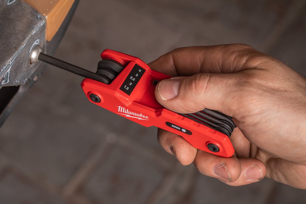 Milwaukee folding wrench Allen key metric 1.5,2,2.5,3,4,5,6.8mm