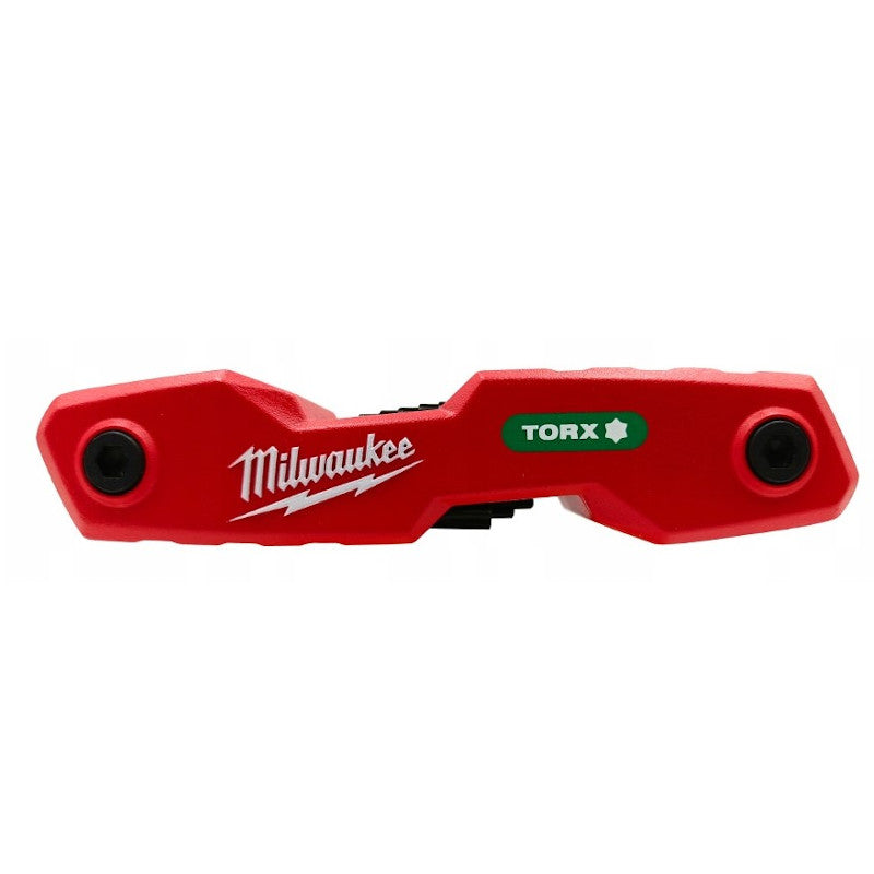 Milwaukee Klappschlüssel Torxschlüssel Torx, 8tlg T9,T10,T15,T20,T25,T27,T30,T40