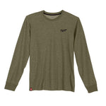 Milwaukee Hybrid long-sleeved T-shirt, workwear, blue, grey, green, black