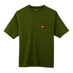 Milwaukee short-sleeved work t-shirt, blue, brown, grey, green, black