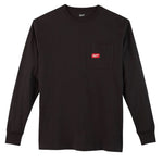 Milwaukee Arbeits-T-Shirt langarm Arbeitsshirt Blau, Braun, Grau, Grün, Schwarz