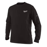 Milwaukee Workskin long-sleeved functional T-shirt, black, grey, red, yellow