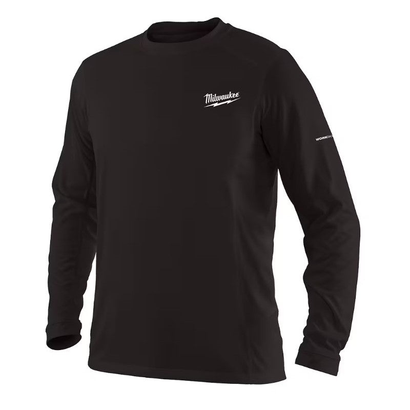 Milwaukee Workskin long-sleeved functional T-shirt, black, grey, red, yellow