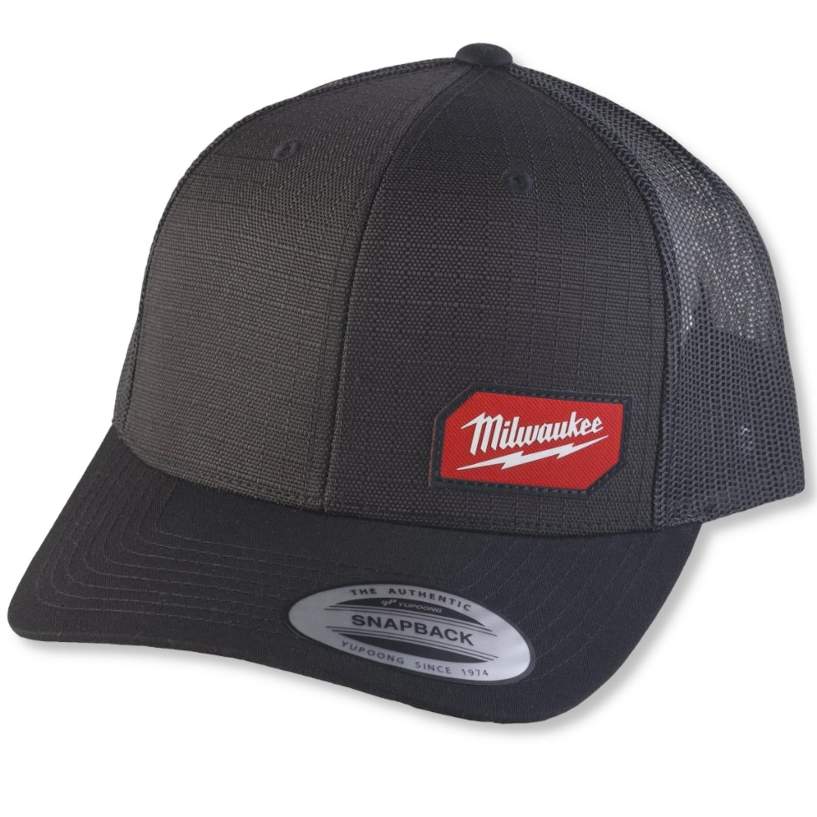 Milwaukee Kappe Cappy Trucker Cap Mütze Snapback schwarz
