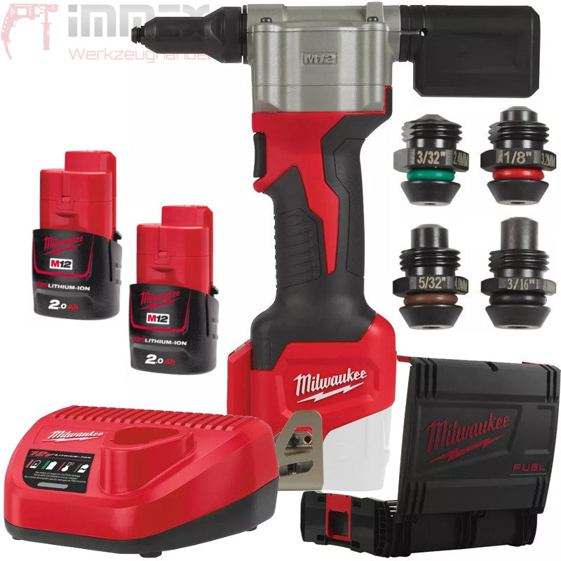 Milwaukee Akku-Blindnietgerät 12V BPRT-201X