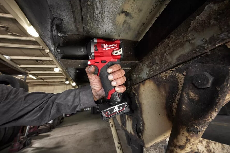 Milwaukee 12V Cordless Impact Wrench M12 FIWF12-0 + Schwäble Adapter