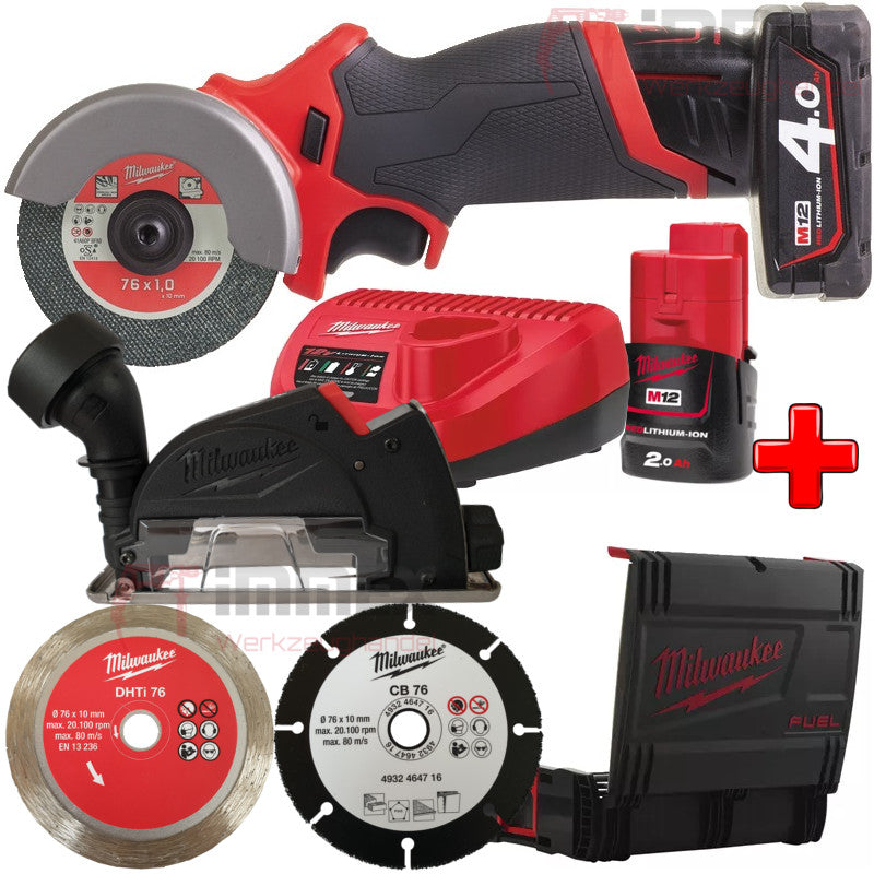 Milwaukee Akku-Winkelschleifer 12V FCOT-422X