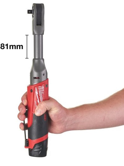 Milwaukee 12V Long Cordless Ratchet 3/8'' FIR38LR-0