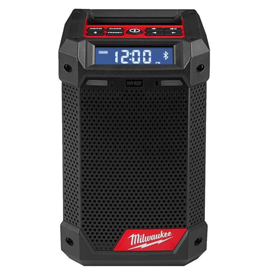 Milwaukee 12V M12 RCDAB+-0 DAB+ Radio with Power Supply