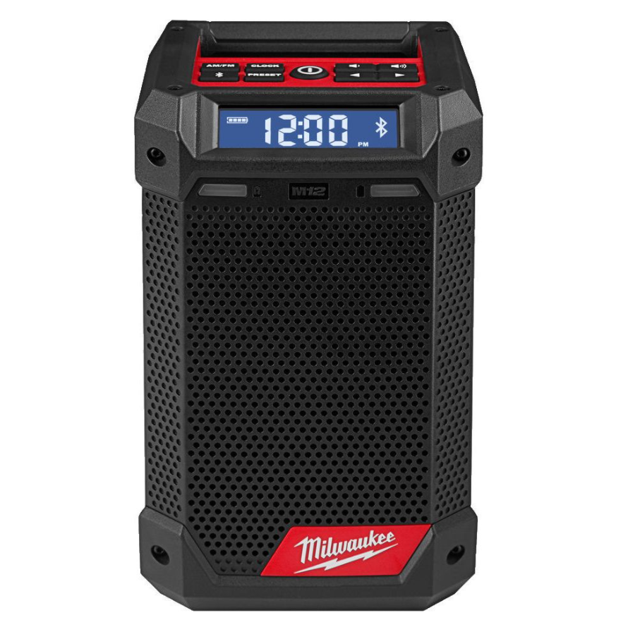 Milwaukee Akku-Baustellenradio 12V M12 RCDAB+-0 Radio DAB+ Netzgerät