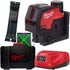 Milwaukee Akku-Kreuzlinienlaser 12V M12 CLLP-301C grün