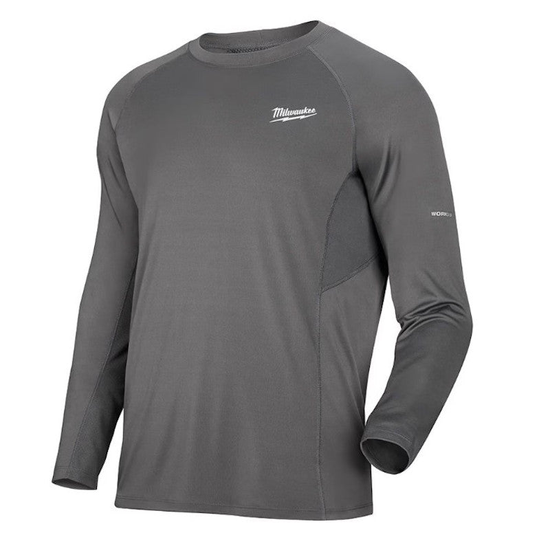 Milwaukee Workskin long-sleeved functional T-shirt, black, grey, red, yellow