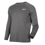 Milwaukee Workskin long-sleeved functional T-shirt, black, grey, red, yellow