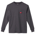 Milwaukee Arbeits-T-Shirt langarm Arbeitsshirt Blau, Braun, Grau, Grün, Schwarz