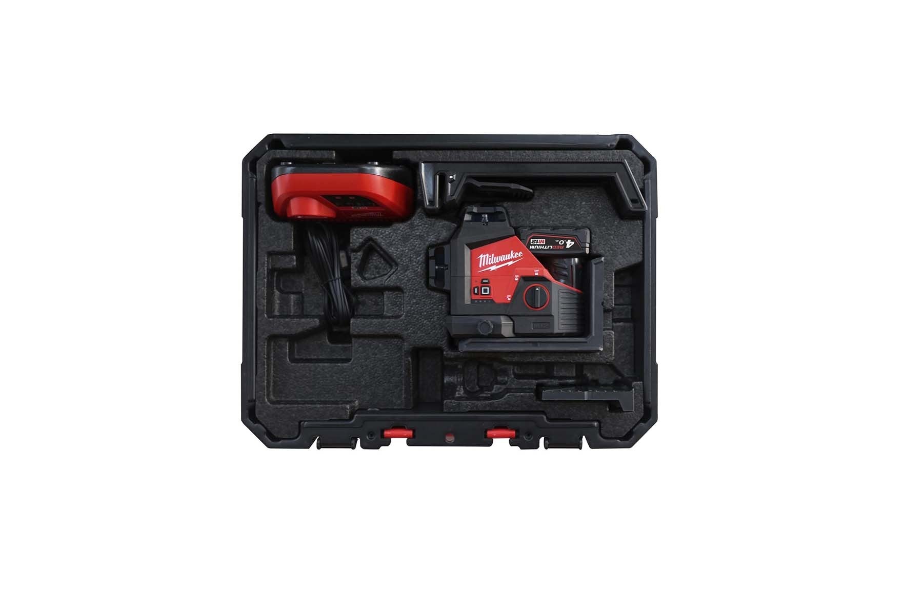 Milwaukee cross line laser, construction laser, green, 3x360°