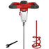FLEX 18V Cordless Mixer, 2-Speed ​​Mixer MXE 18.0 EC + HP2 120 + Stirring Rod 495964