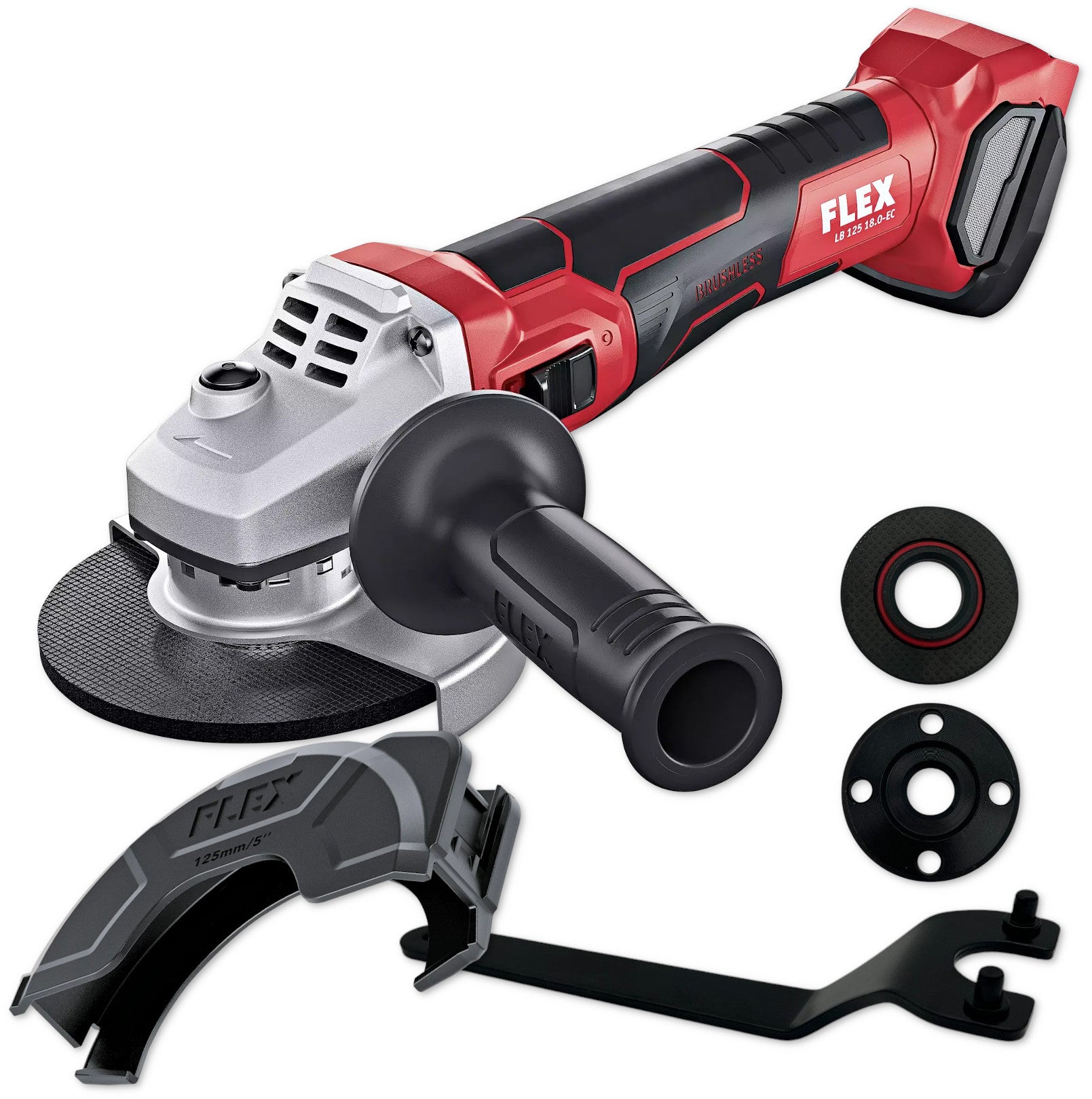 FLEX Akku-Winkelschleifer 18V 125 mm LB 125 18.0-EC C 499307