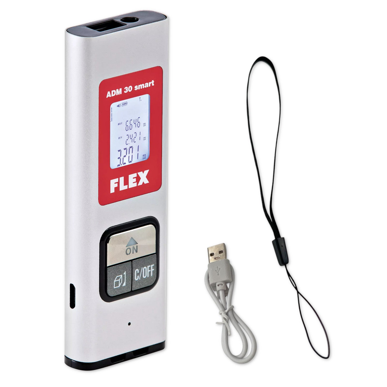 FLEX Entfernungsmesser Laserentfernungsmesser ADM 30 Smart 504599