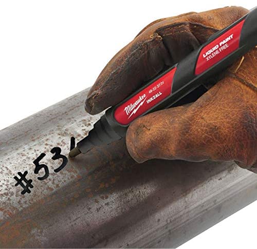 Milwaukee Lackmarker Beton, Alu, Kunststoff, Stahl