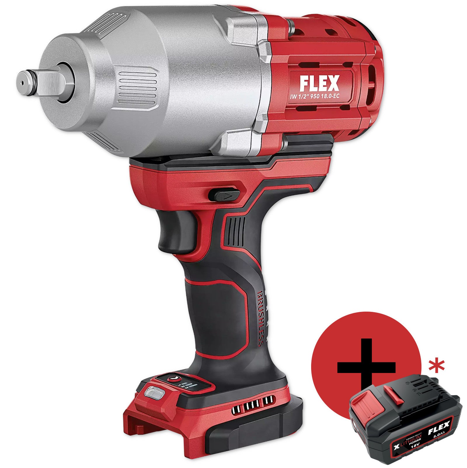 FLEX Akku-Schlagschrauber 18V 1580Nm IW 1/2" 950 18.0-EC C 530189