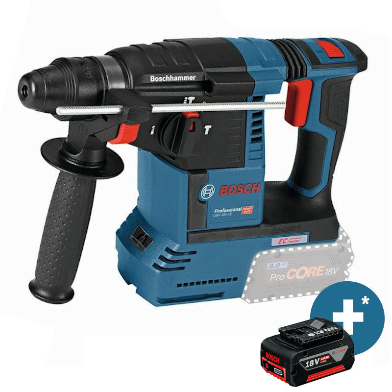 Bosch Akku-Bohrhammer 18V GBH 18V-26 im Karton