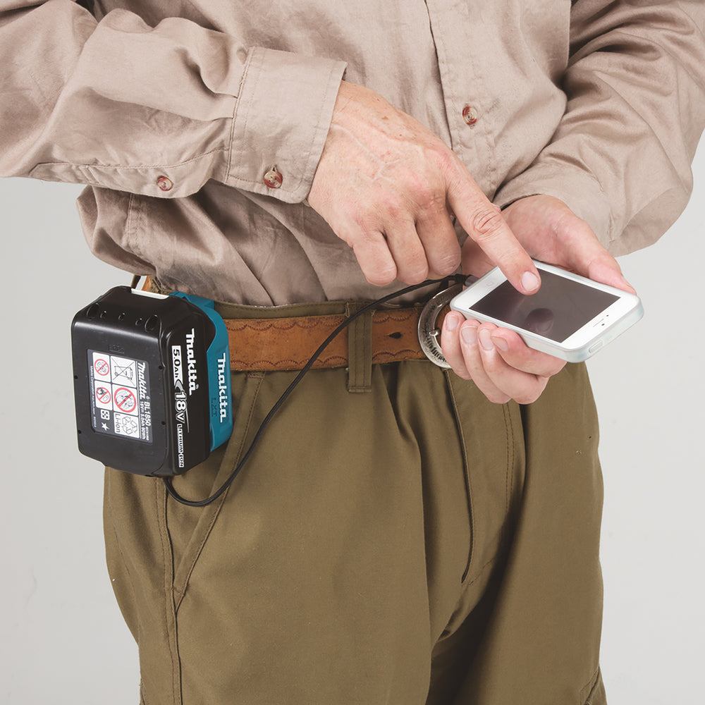 Makita ADP05 DEAADP05 Battery USB Charging Adapter for all 14.4V - 18V Batteries