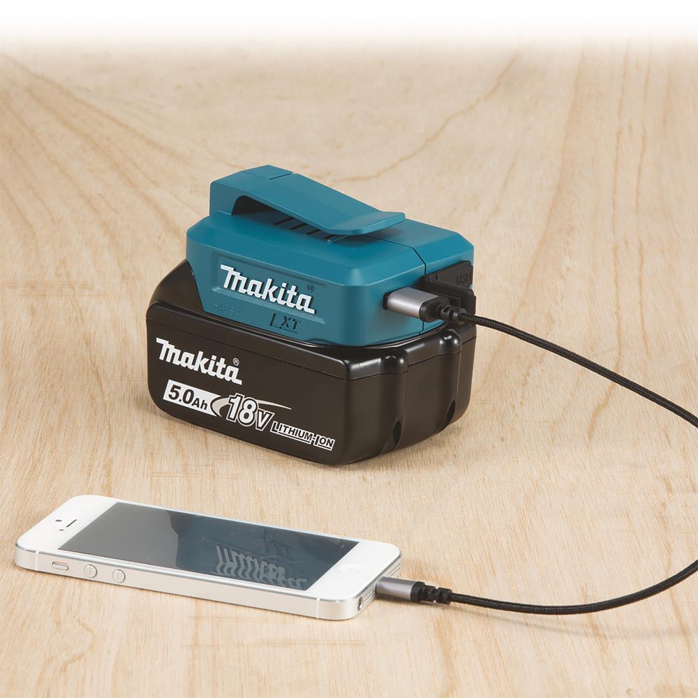Makita ADP05 DEAADP05 Akku USB Ladeadapter Adapter für alle 14,4V - 18V  Akkus