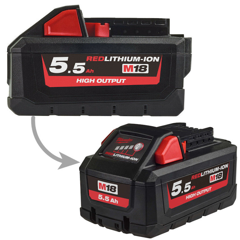 Milwaukee Akkupack 18V 5,5Ah High Output