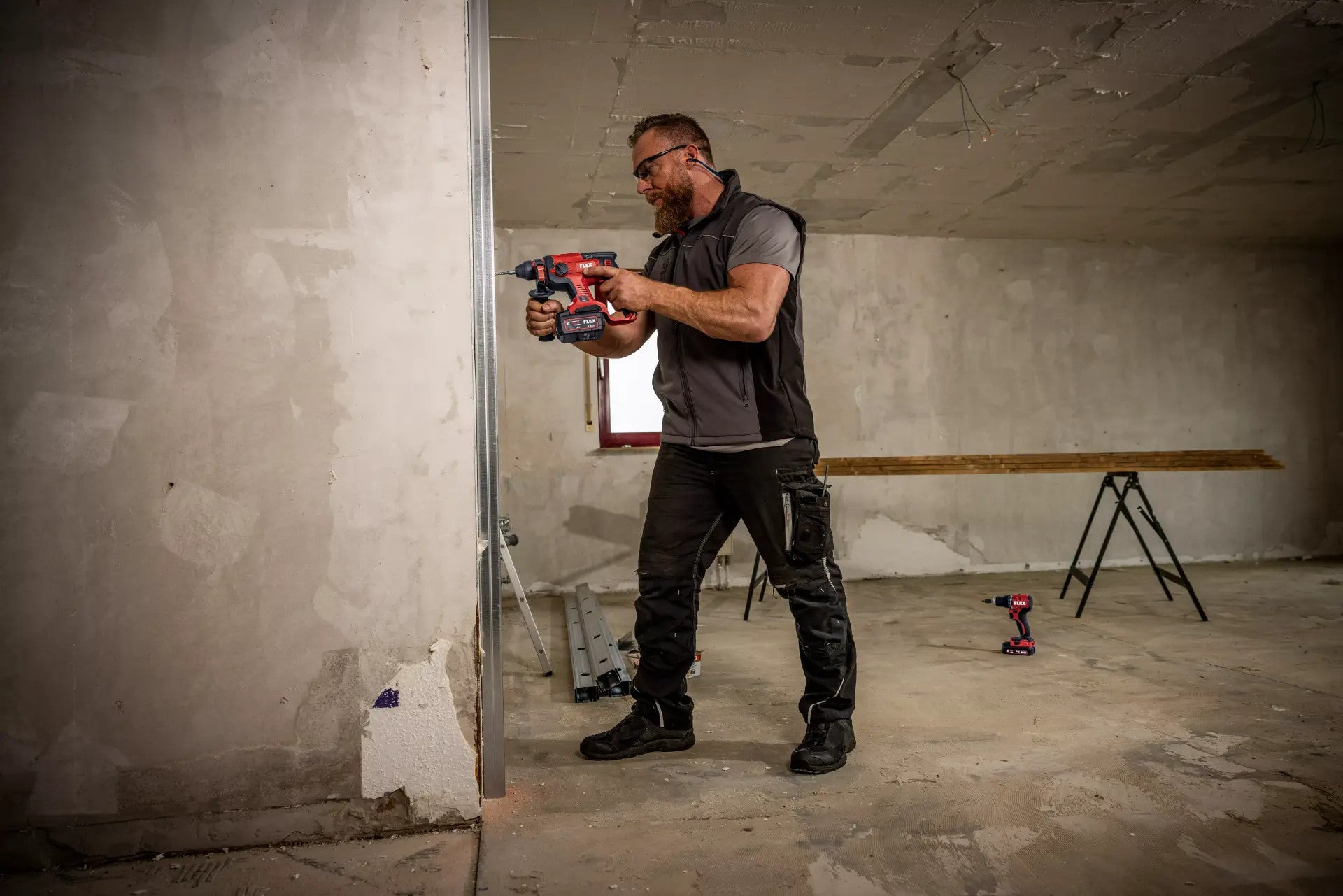 FLEX cordless combination hammer 18V CHE 18.0-EC C 491284