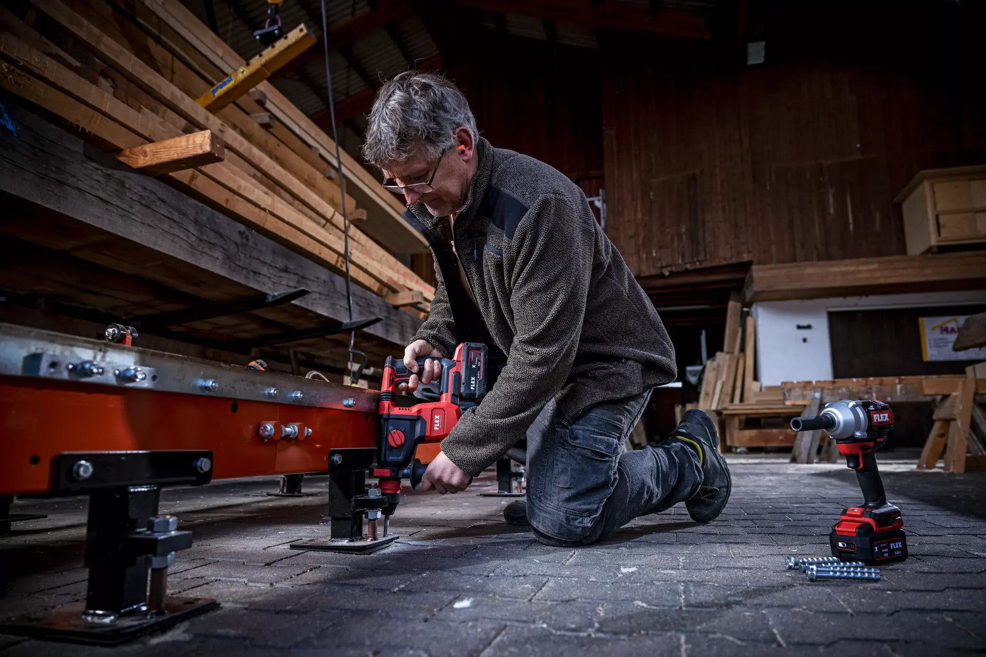 FLEX Akku-Kombihammer 18V CHE 2-26 18.0-EC C 491314