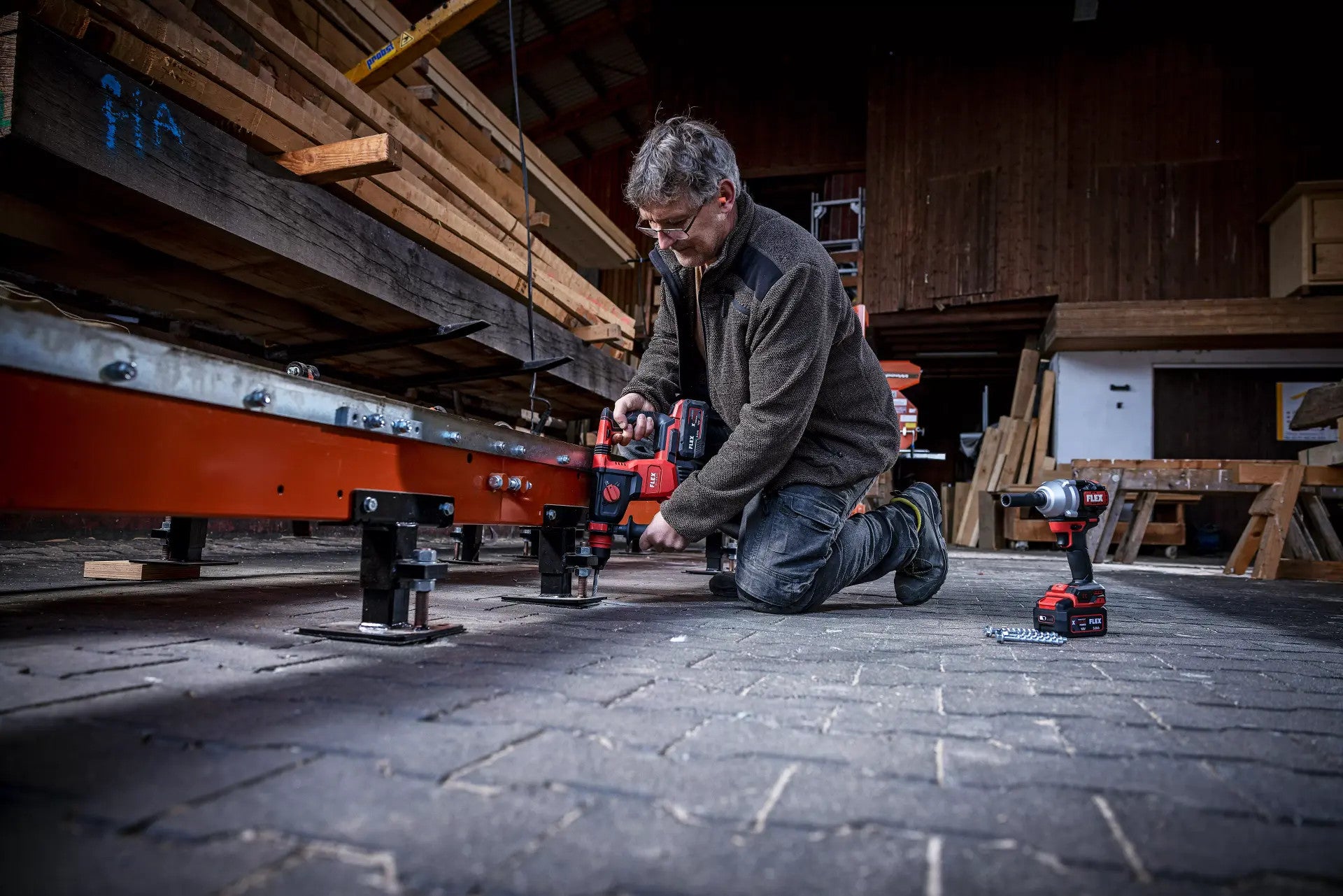 FLEX Akku-Kombihammer 18V CHE 2-26 18.0-EC C 491314