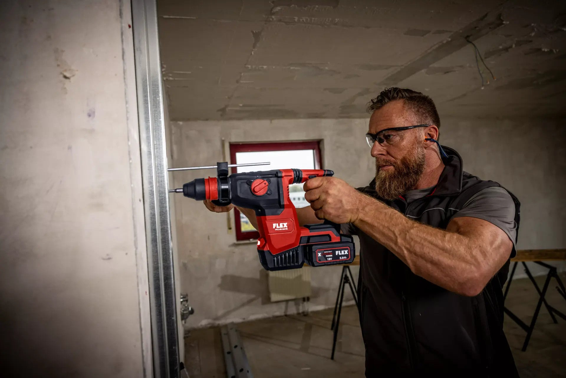 FLEX Akku-Kombihammer 18V CHE 2-26 18.0-EC C 491314