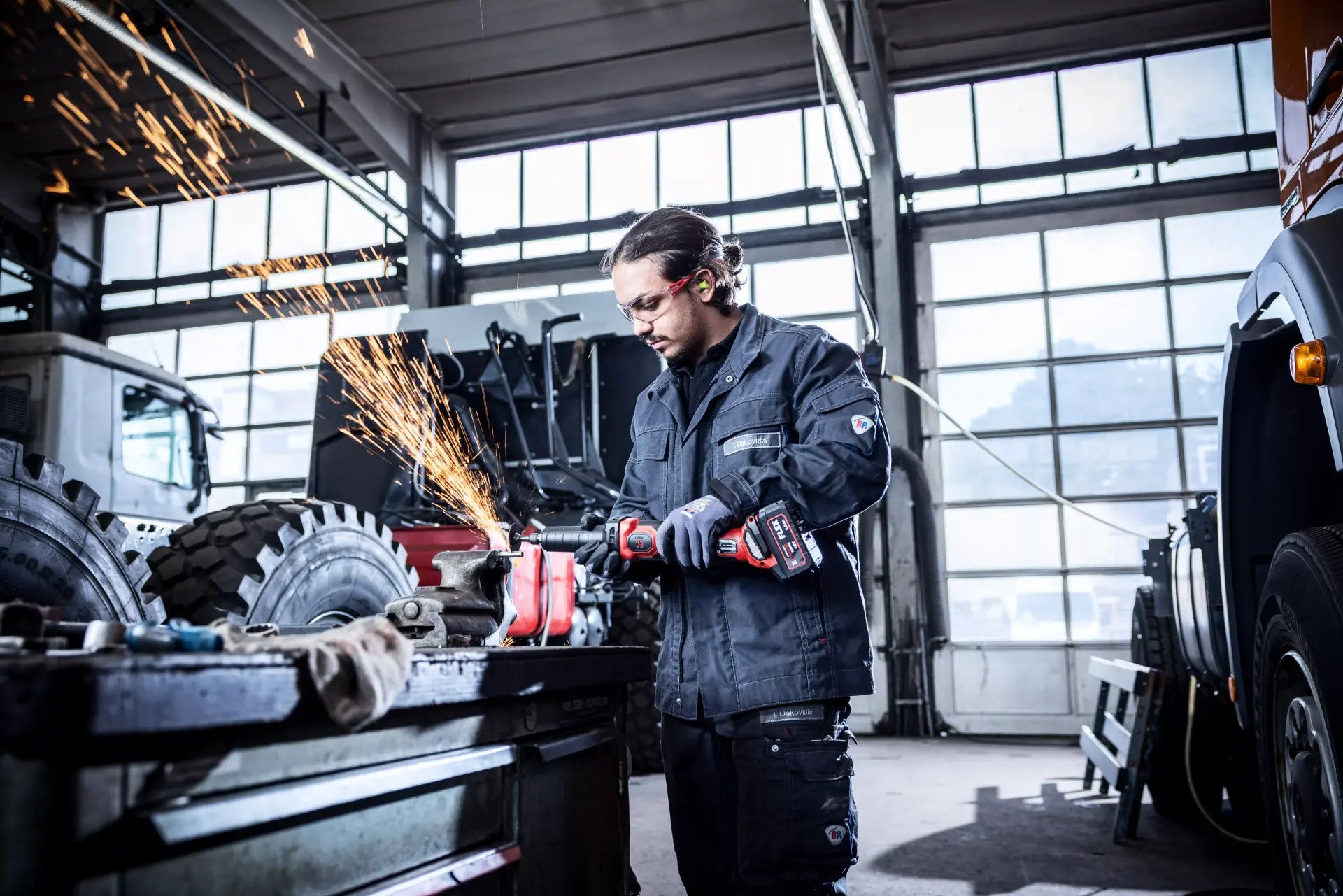 FLEX Akku-Geradschleifer 18V DGE 25 18.0-EC C 518867