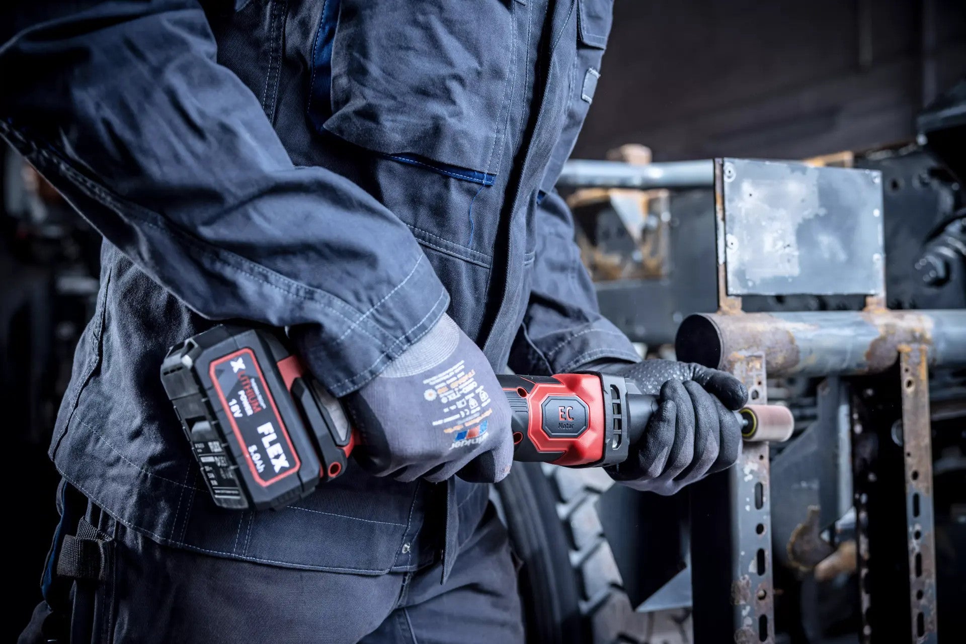 FLEX Akku-Geradschleifer 18V DGE 25 18.0-EC C 518867