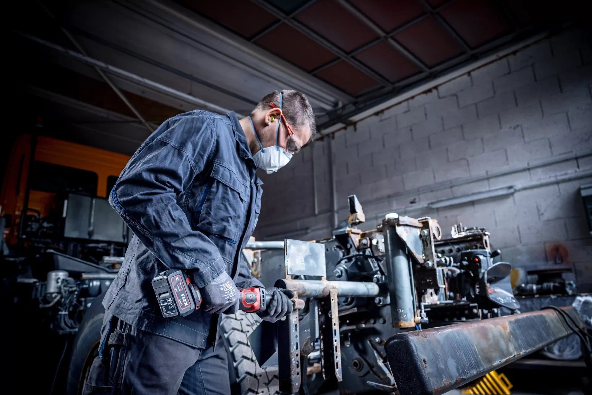 FLEX Akku-Geradschleifer 18V DGE 25 18.0-EC C 518867