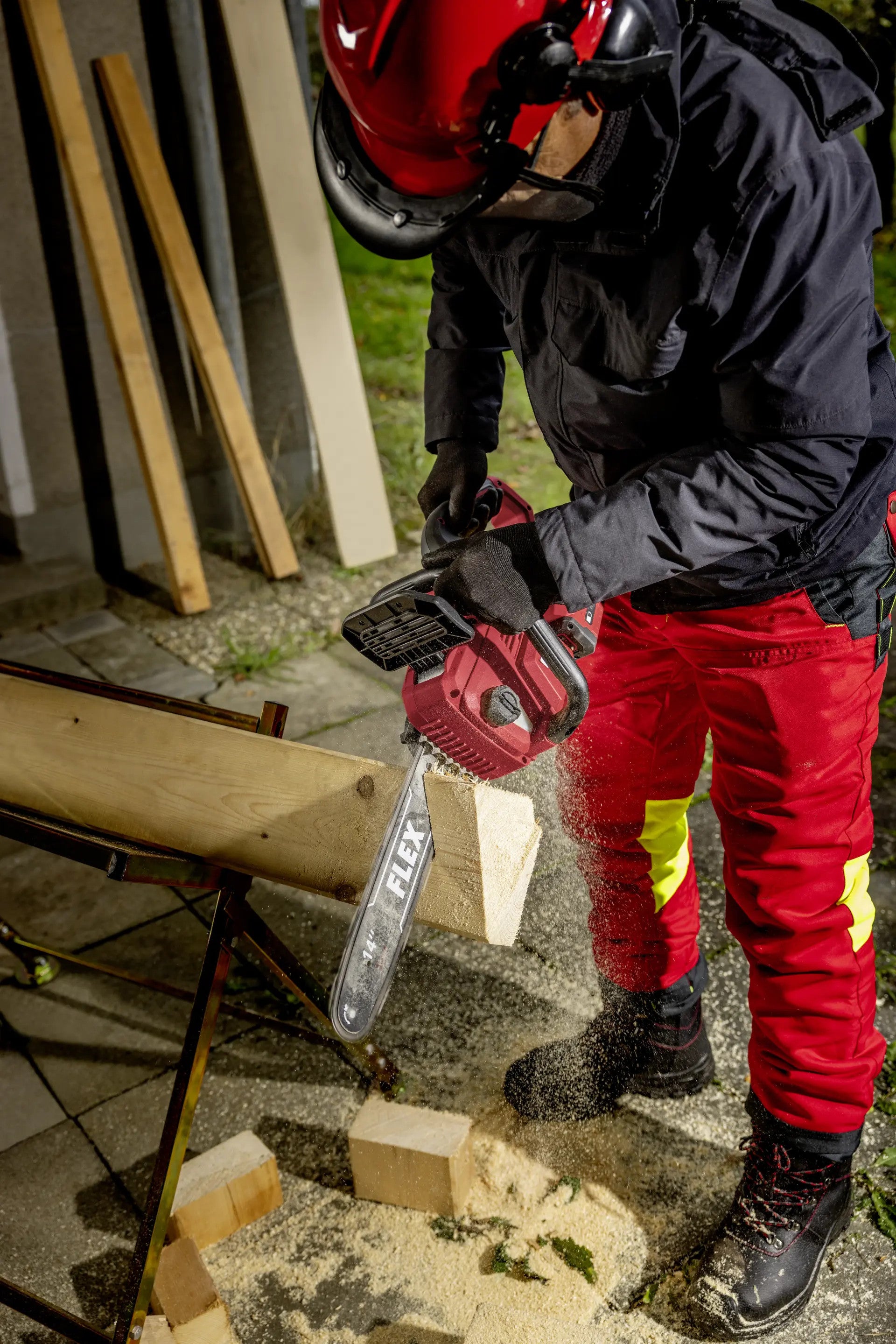 FLEX Cordless Chainsaw 2x18 V 35cm GCS 35 2x18-EC 531276