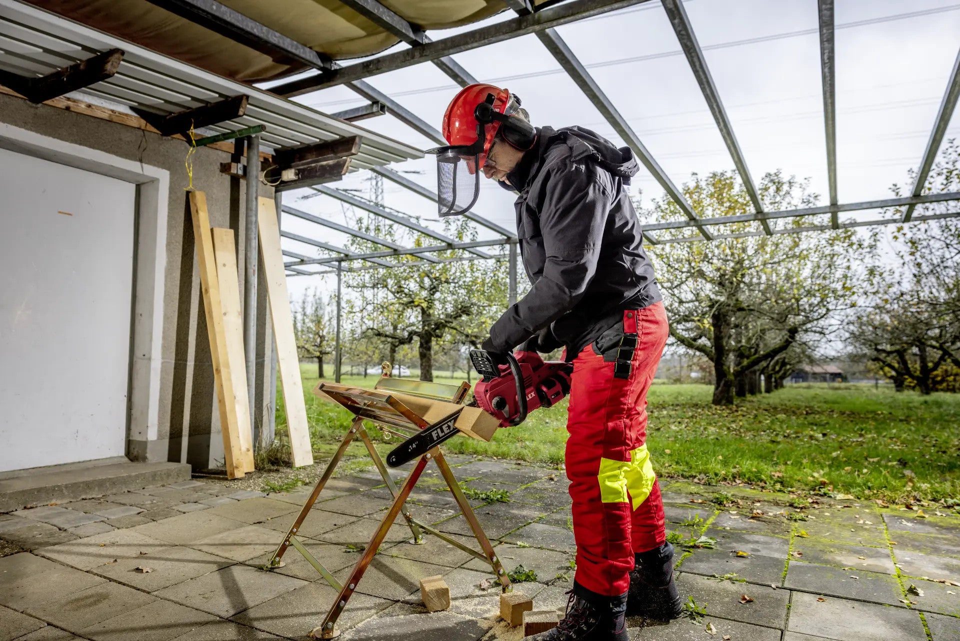 FLEX Cordless Chainsaw 2x18 V 35cm GCS 35 2x18-EC 531276