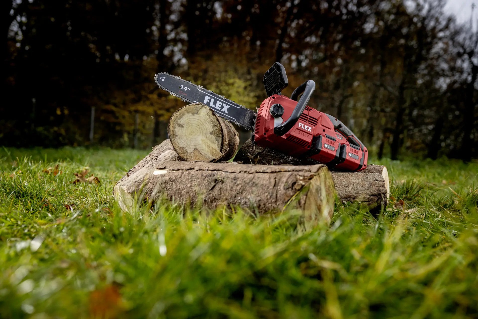 FLEX Cordless Chainsaw 2x18 V 35cm GCS 35 2x18-EC 531276