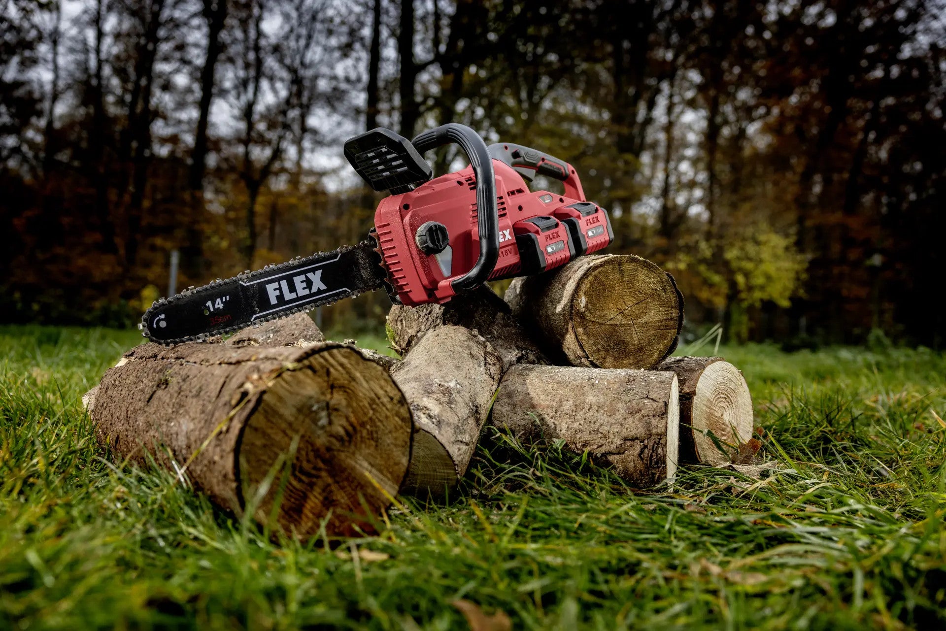 FLEX Cordless Chainsaw 2x18 V 35cm GCS 35 2x18-EC 531276
